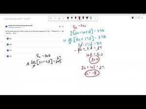 Let S denote sum of first n terms of an arithmetic progression.If S20 790 and S10 145 then S15-S5 is