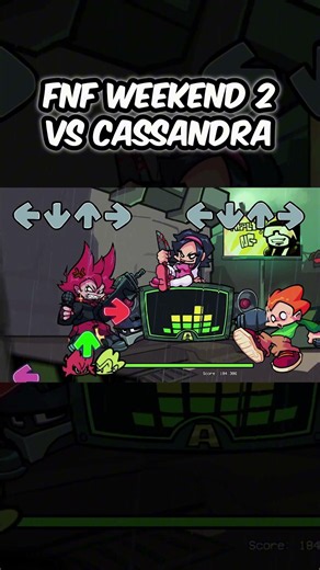 FNF WEEKEND 2 PICO VS CASSANDRA #fnf #fnfmod #shorts