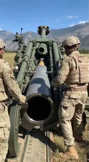 US Army Field Artillery: M777 Howitzer Loading & Live Fire #military