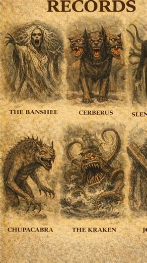 🔥 Insane Records | Scariest Mythical Creatures in History 😱