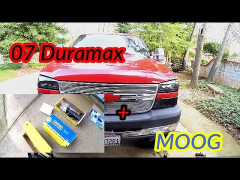 07 Chevy 2500HD Classic Replacing Pitman arm, Idler arm & Idler holder with MOOG