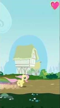 Fluttershy Carrera Mágica en Ponyville ¡Velocidad X2 Short! 🦋🦄✨#viral #mlp #gamming