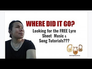 How to find the FREE Lyre Music Sheet & Lyre Song Tutorials