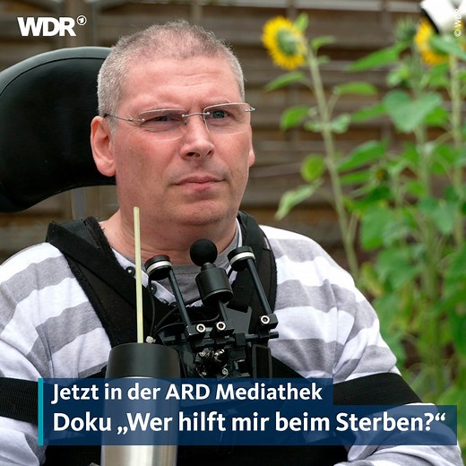 272K views · 1.9K reactions | Harald Mayer leidet unter Multipler Sklerose. Er kann nur noch seinen Kopf bewegen. Der Wunsch des 51-Jährigen: Er möchte seinen Tod vorbereiten können. Die Doku "Wer hilft mir beim Sterben?" begleitet ihn bei der Auseinandersetzung mit seinem eigenen Ende und stellt die Frage: Welche politischen Entscheidungen sind notwendig, um Menschen einen würdevollen Tod zu garantieren. | WDR | Facebook