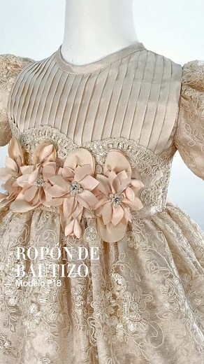 4K views · 74 reactions | Un clásico ropón de Luca Gobbi ✨ El ropón de bautizo desmontable para niña modelo P18 es uno de los diseños favoritos en color beige. Disponible en tallas desde 3 meses hasta 3 años. Envío gratis a todo México  Tarifa especial a Estados Unidos, Canadá y resto del mundo  #Bautizo #LucaGobbi #BautizoNiña | Ropones Luca Gobbi | Facebook