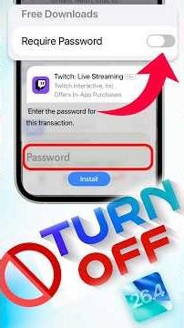 Stop Password for iPhone App Downloads (Turn This Off) #iphone #ios26 #iphonetips #ios #shorts