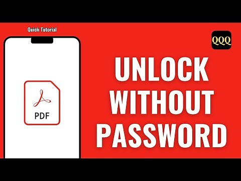 How to unlock PDF without Password
