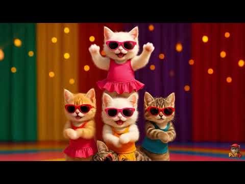 Funny Dancing Cats 🐱✨ | Chicken Banana Dance Video | Cute Kittens Compilation 2025 #dancingcat