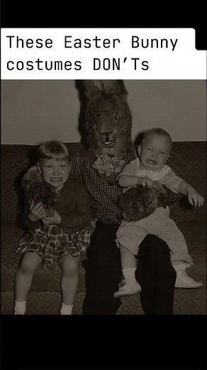 Unforgettable creepy Easter Bunny costumes