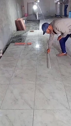 #shorts Marble-look tile installation