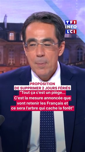 305K views · 2.7K reactions | Hier, François Bayrou a proposé de supprimer deux jours fériés afin de contribuer à réduire le déficit public, entraînant de nombreuses réactions. Pour Marine Tondelier, "tout ça est un piège... C'est la mesure annoncée que vont retenir les Français, et ce sera un peu l'arbre qui cache la forêt." | LCI | Facebook