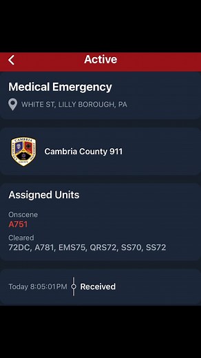 80K views · 339 reactions | CPR instructions being given - 14 y/o female - 740 requested - 11/2/2025 8:05pm | Cambria Scanner Alert | Facebook