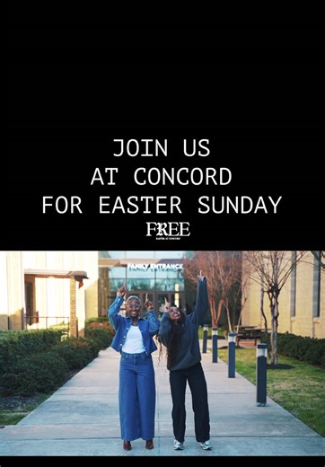 Your seat is already saved! Come experience Easter at Concord 🐣🌸 April 5 | 7AM • 9AM • 11AM • 1PM #easter2026 #concorddallas #concordchurch #wegrowpeople #free