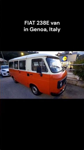 Rare Fiat 238E Van Spotted in Genoa 🇮🇹 Vintage Italian Classic