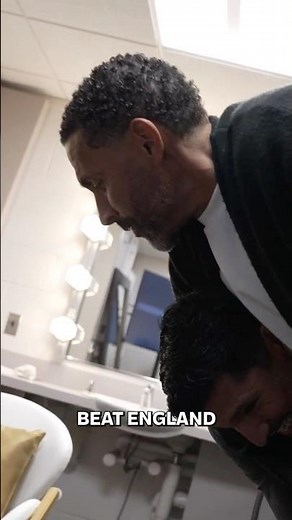 Rio and Danny Ramirez Settle Things Backstage at the World Cup Draw 👀 #football #worldcup