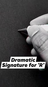 Dramatic Signature for Letter 'R' @highlight #highlightseveryone #reelsviralシ #followerseveryone #highlightsシ゚ #reelsviralfb #highlight #reelsfb #follower #followformore #foryoupagereels | Leon Maguale