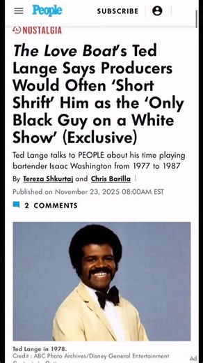 When a “Love Boat” producer tried to limit Ted Lange, his castmates took charge. @stillherehwood @3langeted @stevekmetko #loveboat @jimlichtenstein @stillherehwood @people | Still Here Hollywood Podcast
