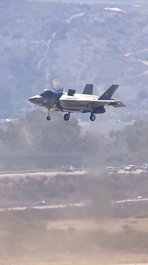 F-35B Vertical Landing at Marine Corps Air Station Miramar