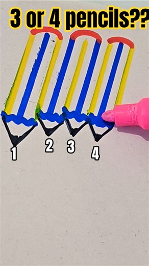 Count the number of pencils!... #easy #art #creative #count #colorful