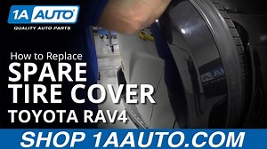 How to Replace Spare Tire Cover 2005-15 Toyota RAV4