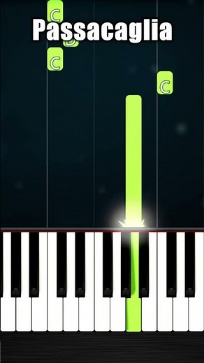 Passacaglia (Handel/Halvorsen) - BEGINNER Piano Tutorial