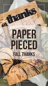 311 reactions · 18 shares |  Simple stamping. Pretty paper. Perfectly cozy fall vibes. This sweet thank you card comes together with: ✨ Pumpkin Hearth  Rustic Foliage 李 Eerie Pressed Petals paper pack 癩 Whisper of Yesterday paper pack Paper piecing + clean stamping = the perfect way to say thanks this fall. https://unitystamp.co/3mm | Unity Stamp Company | Facebook
