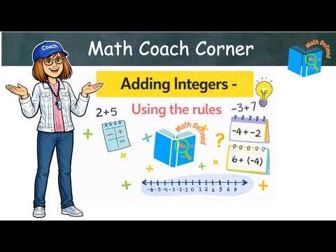 Math Coach Corner - Adding Integers Using Rules - Math Defined
