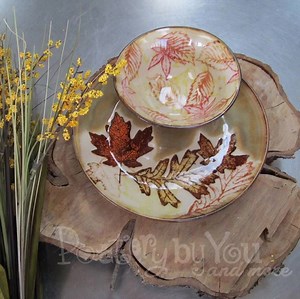 Autumn paints in colors that summer has never seen. Pottery By You  the place to celebrate the season with Stunning Stoneware! | Pottery by You | Facebook