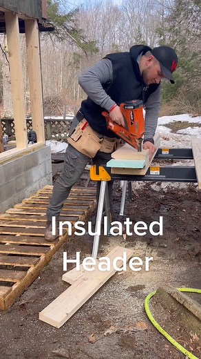 73K views · 206 reactions | Hoe to build an insulated header. #construction #tools #work #carpentry #realestate #DIY #tutorial #entrepreneur #tipsandtricks | WINNI | Facebook