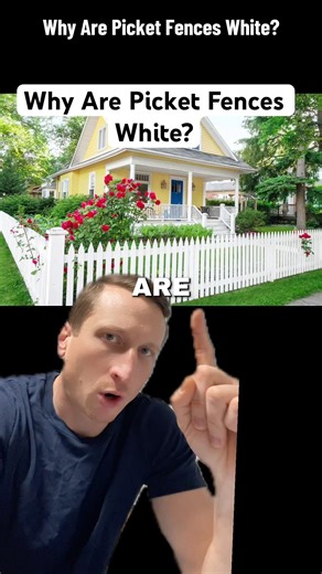 Why Are Picket Fences White? #facts #history #farmlife #nostalgia