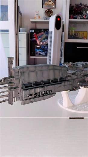 My U.S.S. Sulaco 3d print #aliens #miniaturmodel #3dprinting #usssulaco #scalemodels #alienmovie