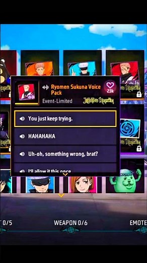 Free fire sukuna voice pack ☠️#freefire #ffxjujutsukaisen