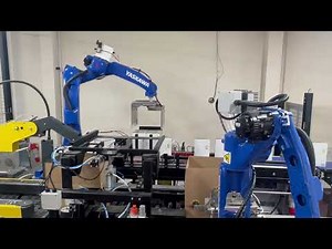 Pick & Place Robot with Carton Erector Robot