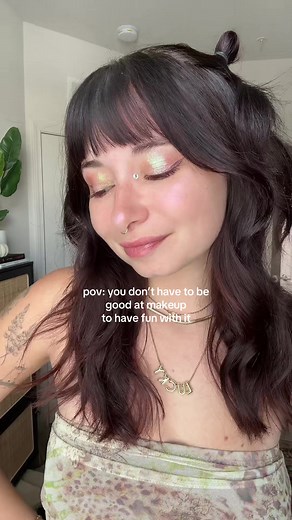 i bought so much ethereal makeup yesterday i feel like a fairy #wlw #makeup #fairymakeup #halfmagicbeauty #easymakeup