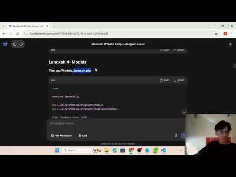 Project framework laravel Campuss.......CRUD+API....pake deepseek