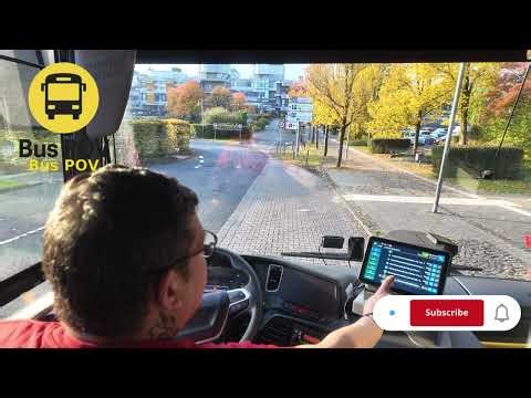 Bus Driver POV Marburg to Kirchhain | Beautiful German Autumn Landscape#pov #busdrivergermany#driver