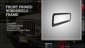Windshield Frame Primed Steel For Jeep CJ7 1976-1986 & For Scrambler 1981-1985 - CH1280104
