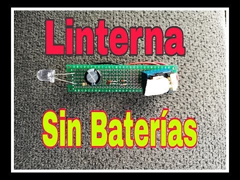 LINTERNA SIN PILAS NI BATERÍA - Cómo hacerla