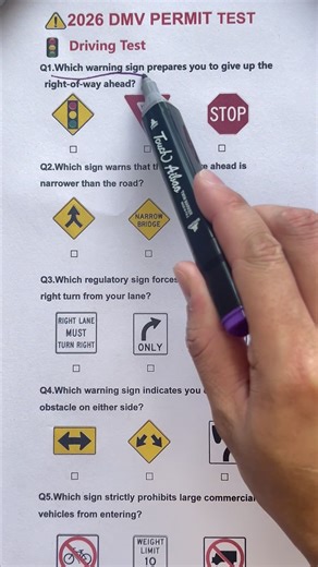 2026 Official DMV Written Test: Real Questions & Answers (Pass First Try)#dmvtest #permittest #driverslicense #2026rules #drivingtest