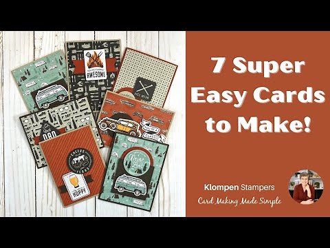 Masculine Card Ideas | 7 Greeting Cards Anyone Can Make Like A Pro!