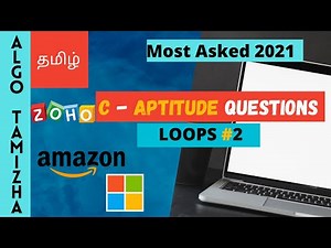 Latest C aptitude loop questions #2 | C Aptitude Questions for Coding Interviews | zoho C aptitude