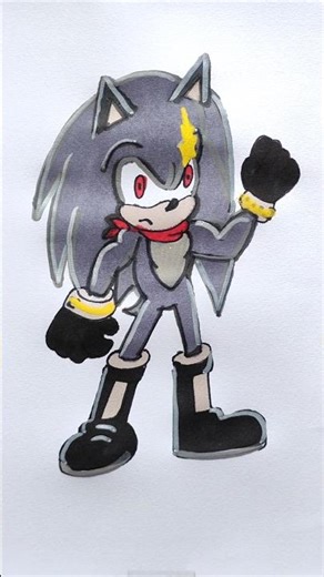 how to draw shadow sonic #sonic #drawing #sonic3 #shorts #trending