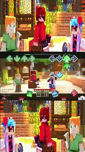 Friday Night Funkin' Bedrock Edition (Minecraft FNF Mod) It's Alex VS BF in Overseen