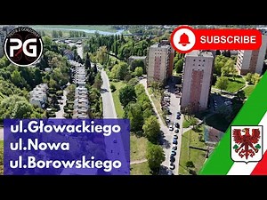 Gorzów wielkopolski [27.04.2025] ul. Głowackiego, Nowa, Borowskiego, dron, 4k