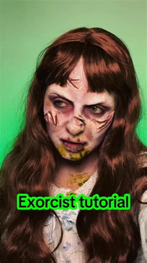 Analiza Garcia on Instagram: "Exorcist tutorial 👻🤮 @meicoly_official nose and scar wax @vaselinebrand @ucanbemakeup Athena & plantoid pro palette @vaselinebrand @mehronmakeup white powder @hudabeauty gel eyeliner @blendbunnycosmetics Ellis palette @secretvisionboutique #reels #explorepage #makeupreels #makeup #explorepage✨ #halloweenmakeuplook #theexorcist #halloweenmakeup #simplehalloweenmakeup"