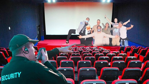 Renting out a movie theater for $100!