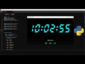 Hacer un reloj en Python usando Tkinter - Diseño adaptable