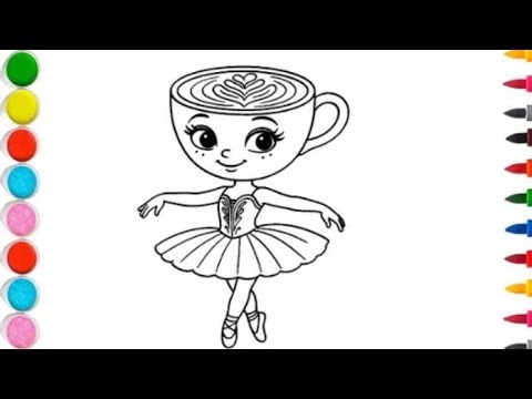 How to draw ballerinacappuccina italianbrainrot || Ballerina cappuccinaitalianbrainrot drawing ||
