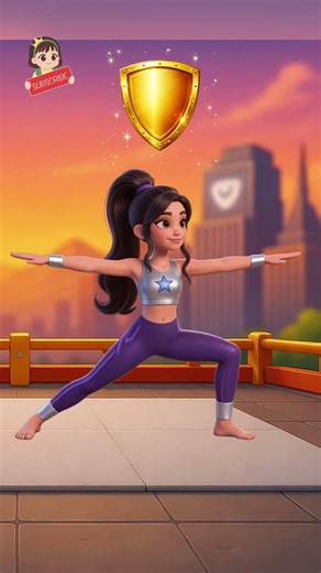 Superhero Yoga for Kids 🦸‍♀️ Agility & Flexibility Training #shorts #kidsyoga