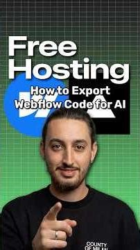 How to Export Webflow Code for AI Rebuilding?